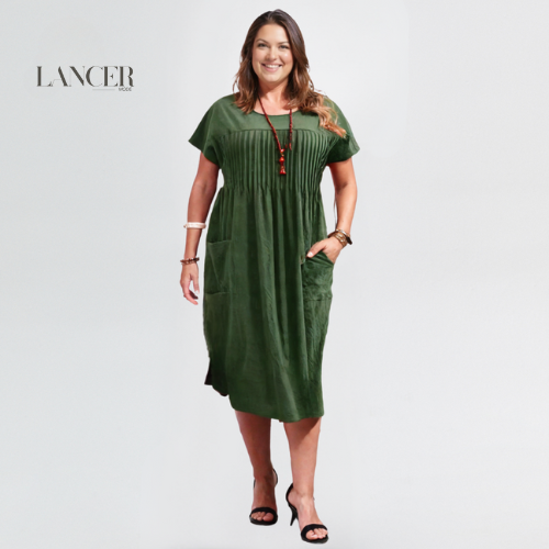 Judith | Losse Jurk met Flatterende Buikbedekking