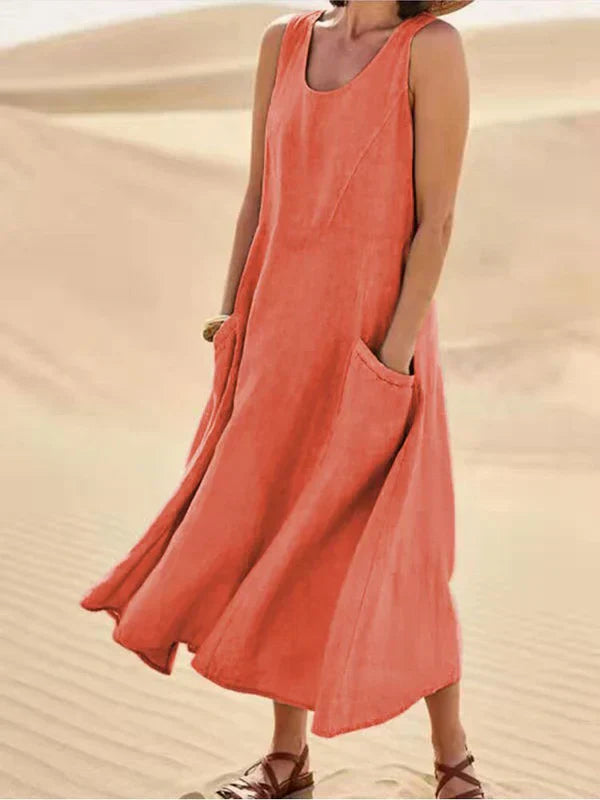 kina - Comfortabelen Lange Jurk
