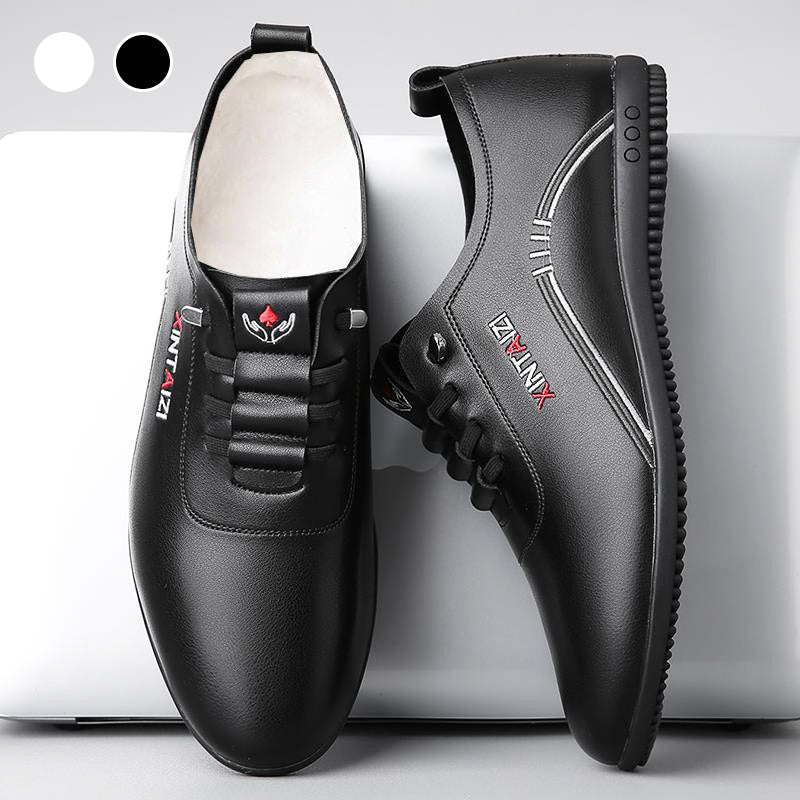 IZI | 👞 Lichte en ademende veterschoenen zonder knoop voor heren