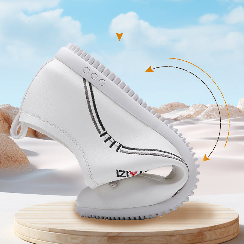IZI | 👞 Lichte en ademende veterschoenen zonder knoop voor heren