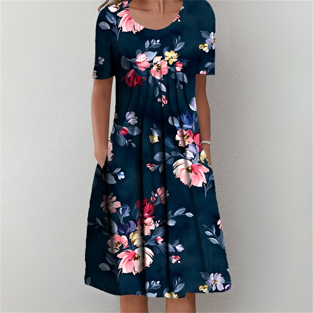 Heather - Klassieke Florale Jurk