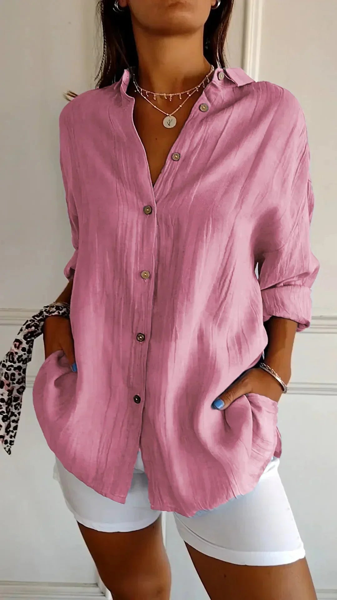 Seraphina™ Blouse van Hoogwaardige Katoen