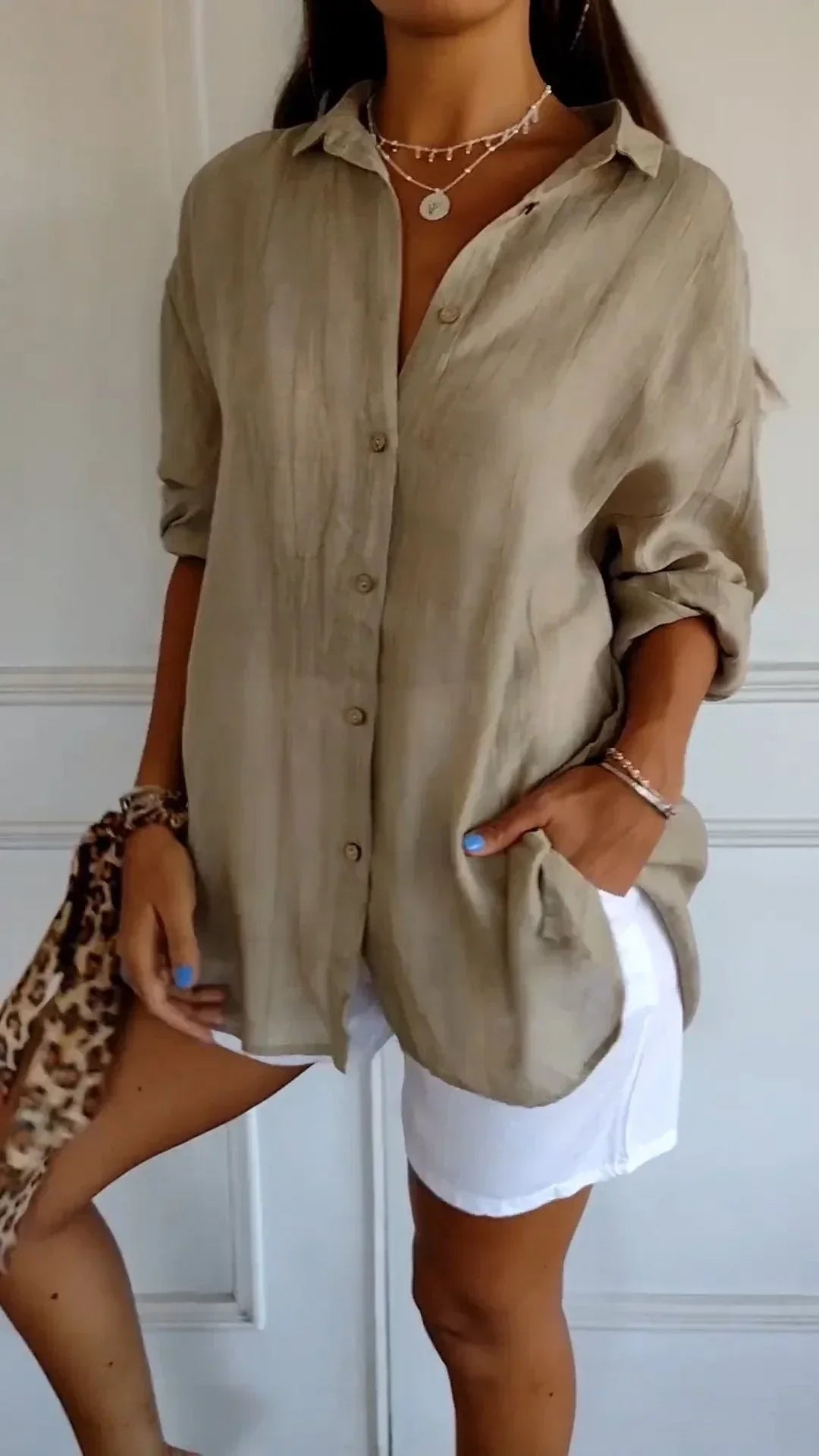 Seraphina™ Blouse van Hoogwaardige Katoen
